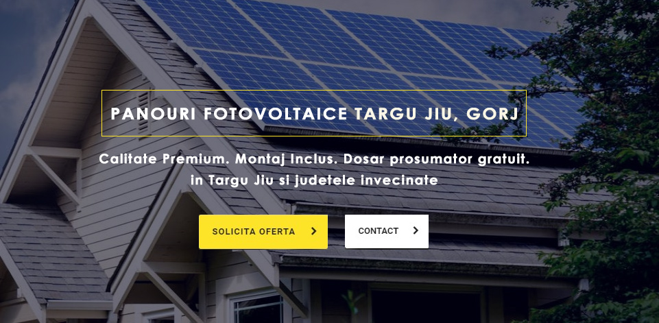 Panouri fotovoltaice Targu Jiu